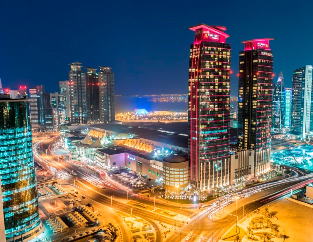 Marriott Marquis City Center Doha exterior qatar happening