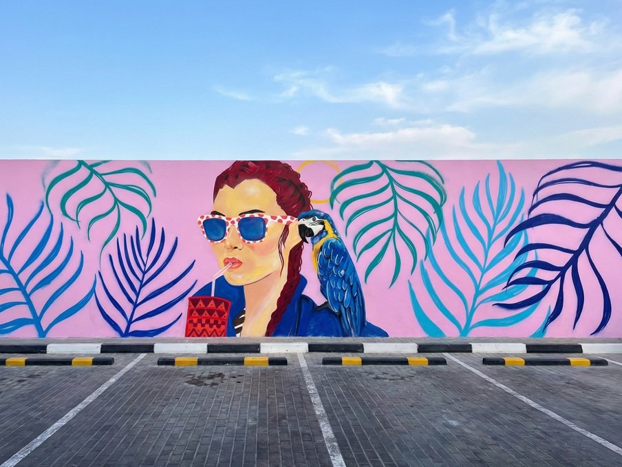 Street Art Mural 1 qatar happening