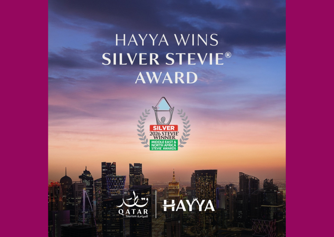 Hayya Wins Silver Stevie Award qatar happening