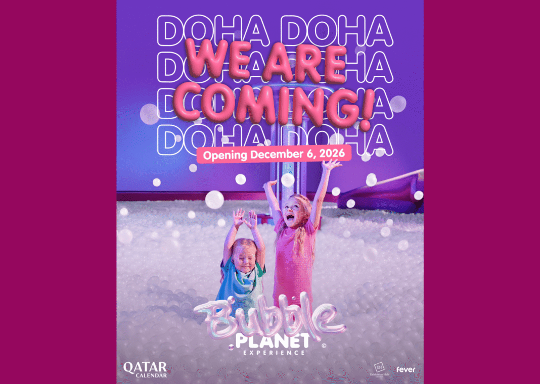 Qatar Calendar announces Bubble Planet immersive experience coming to Doha qatar happening