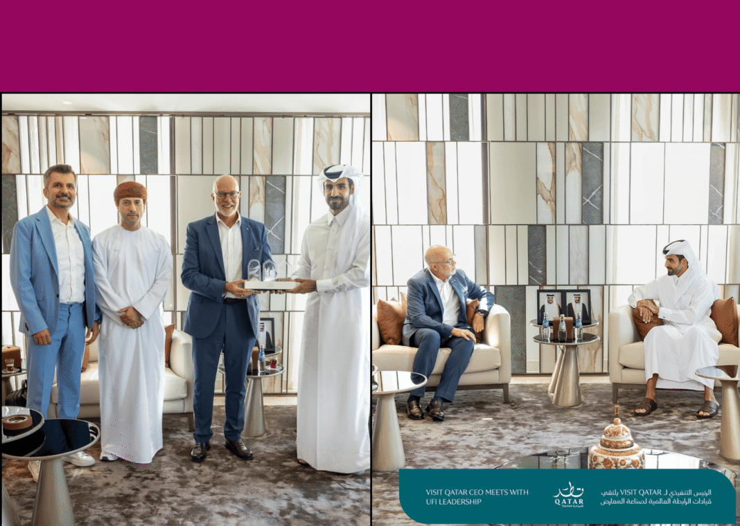 Visit Qatar CEO Meets UFI Leadership for Strategic Industry Discussions (1)