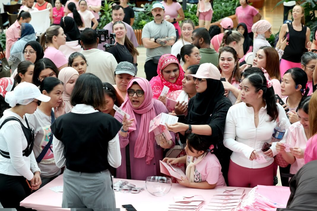 Mall of Qatar Brings Community Together for 3rd Annual Pink Run qatar happening
