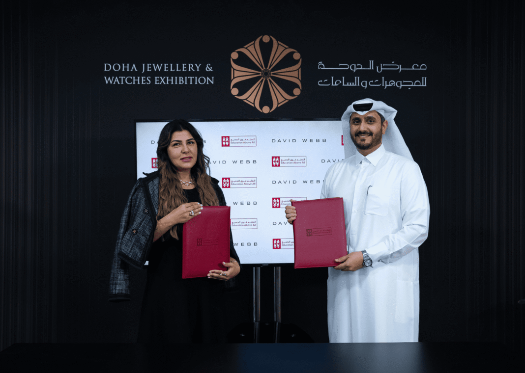 Education Above All Foundation and David Webb Partner to Expand Education Access qatar happening